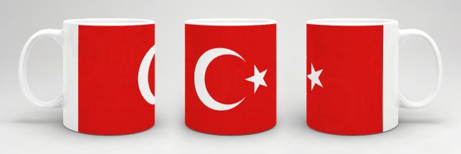 Flaggentasse Tuerkei Flagge