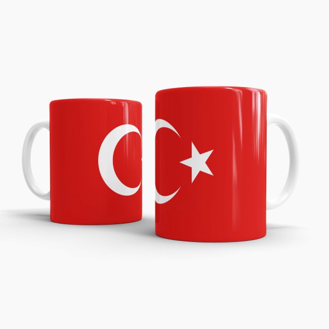 Flaggentasse Tuerkei Flagge