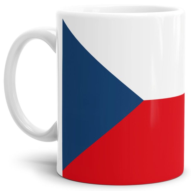 Flaggentasse Tschechien Flagge