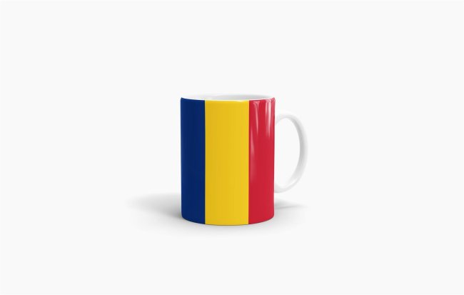 Flaggentasse Rumaenien Flagge