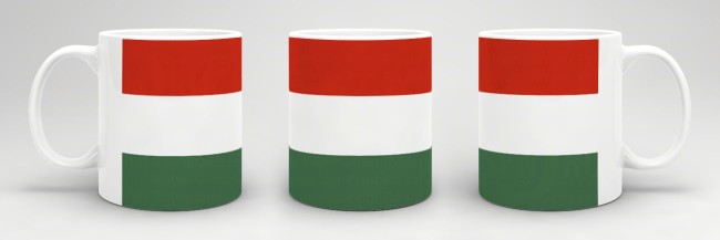 Flaggentasse Ungarn Flagge