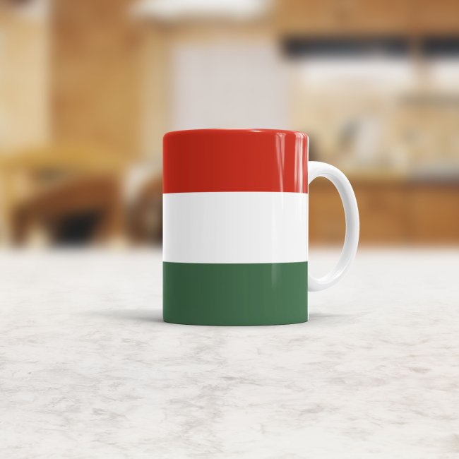 Flaggentasse Ungarn Flagge