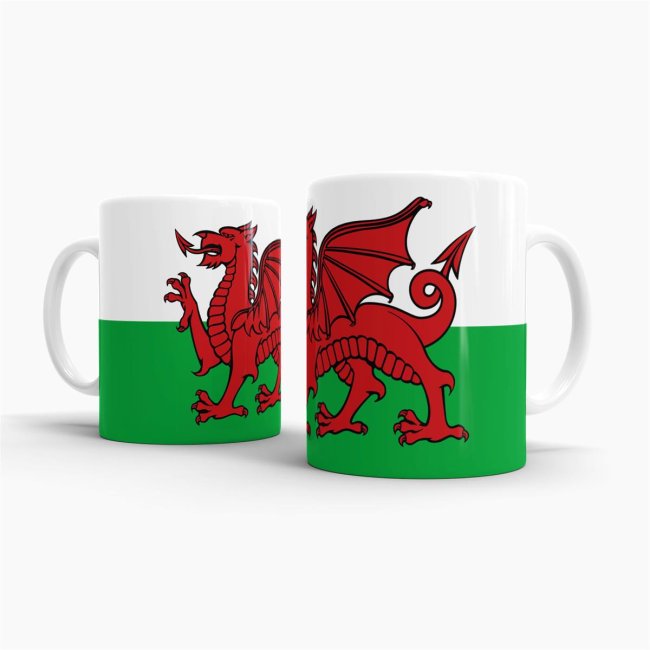 Tasse Wales Flagge