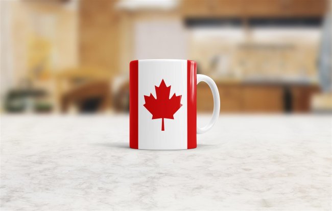 Flaggentasse Kanada Flagge