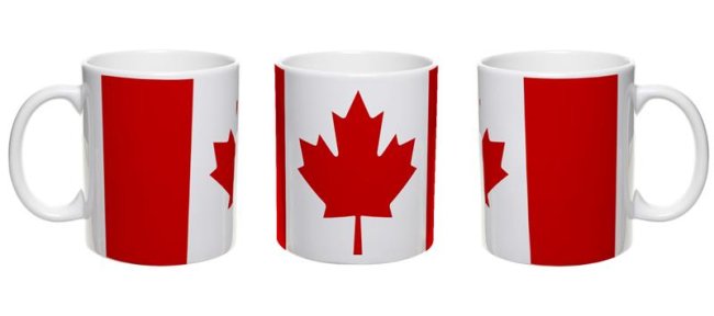 Flaggentasse Kanada Flagge