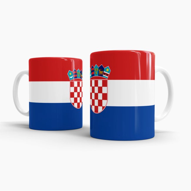 Flaggentasse Kroatien Flagge