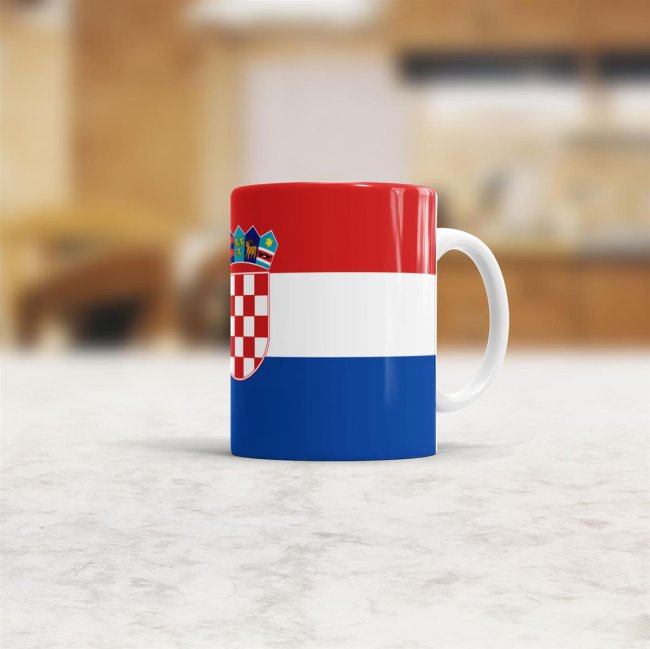 Flaggentasse Kroatien Flagge