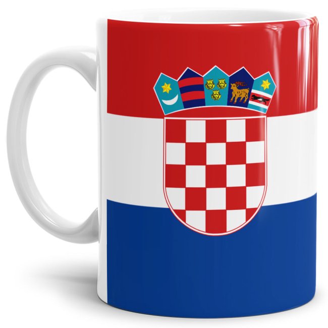 Flaggentasse Kroatien Flagge