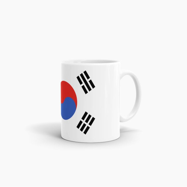 Flaggentasse Suedkorea Flagge