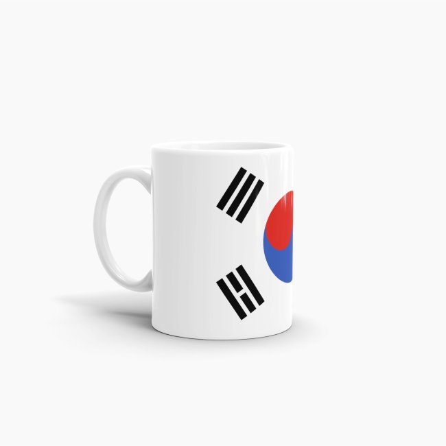 Flaggentasse Suedkorea Flagge