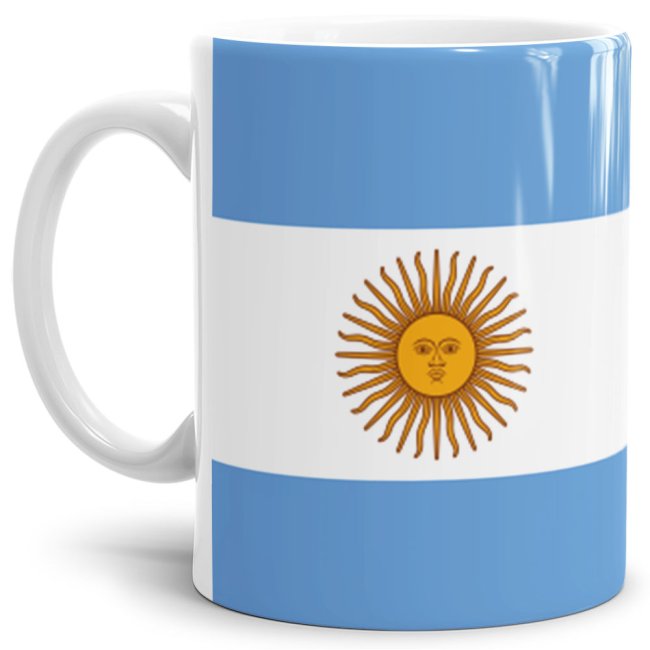 Flaggentasse Argentinien Flagge
