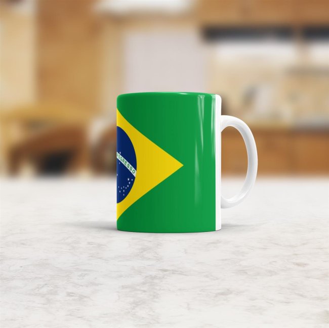 Flaggentasse Brasilien Flagge