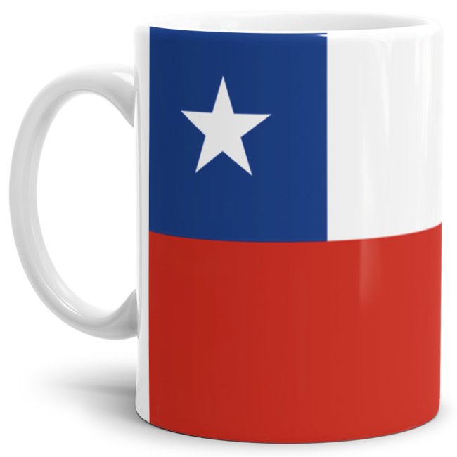 Flaggentasse Chile Flagge