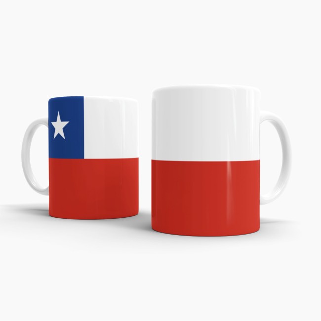 Flaggentasse Chile Flagge