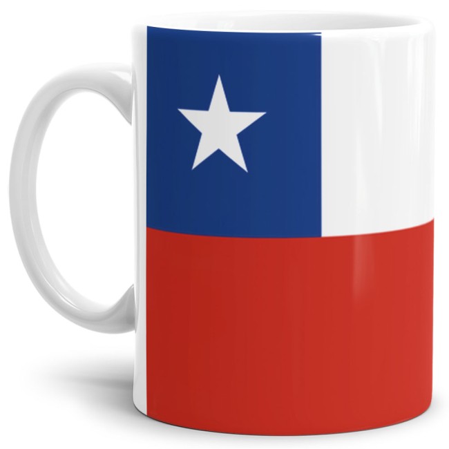 Flaggentasse Chile Flagge