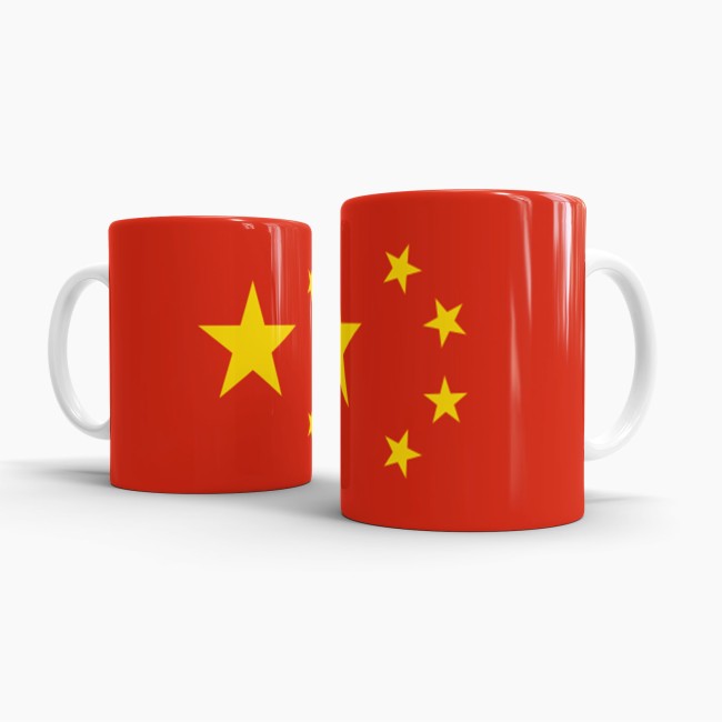 Flaggentasse China Flagge