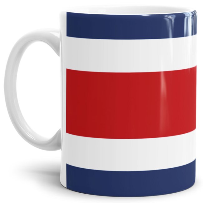 Flaggentasse Costa Rica Flagge