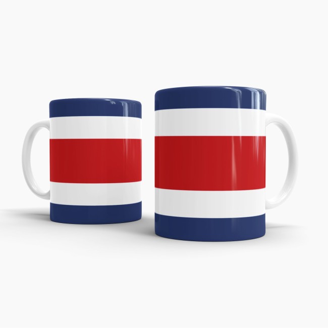Flaggentasse Costa Rica Flagge