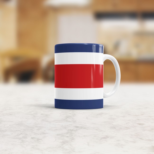 Flaggentasse Costa Rica Flagge