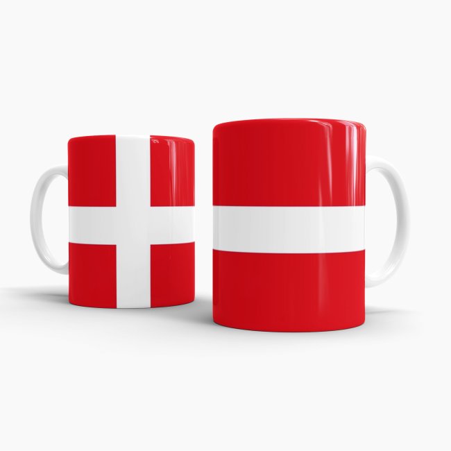 Flaggentasse D&auml;nemark Flagge