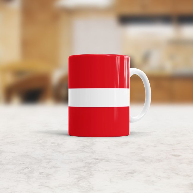 Flaggentasse D&auml;nemark Flagge