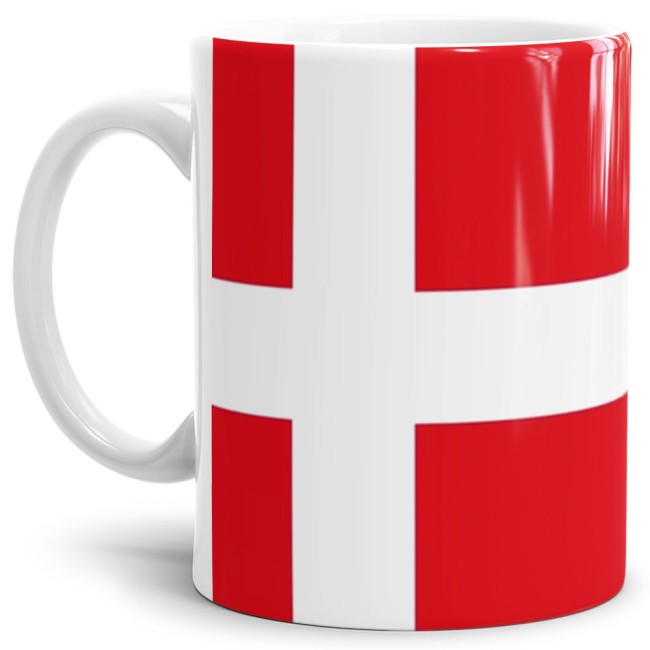 Flaggentasse D&auml;nemark Flagge