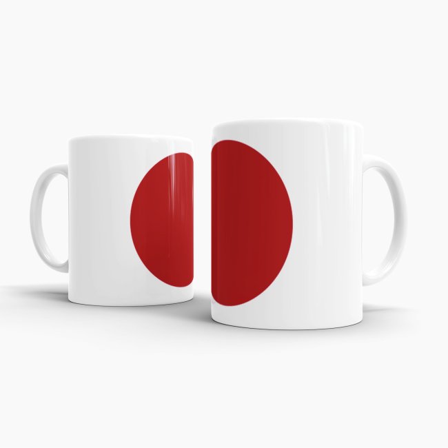 Flaggentasse Japan Flagge