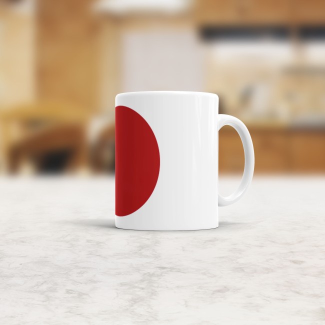 Flaggentasse Japan Flagge