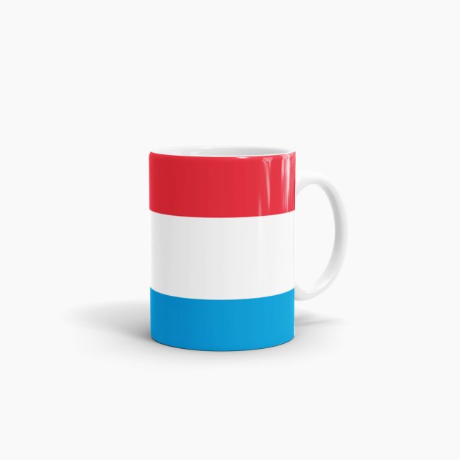 Flaggentasse Luxemburg Flagge