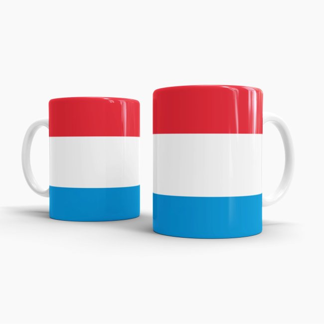 Flaggentasse Luxemburg Flagge