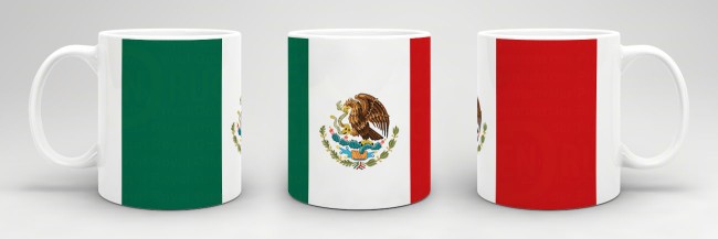 Flaggentasse Mexiko Flagge