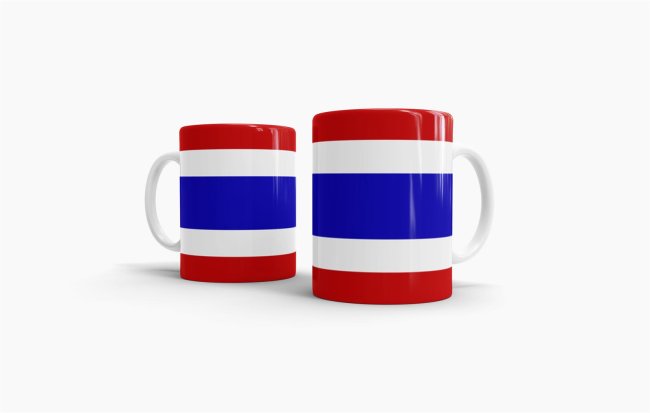 Flaggentasse Thailand Flagge