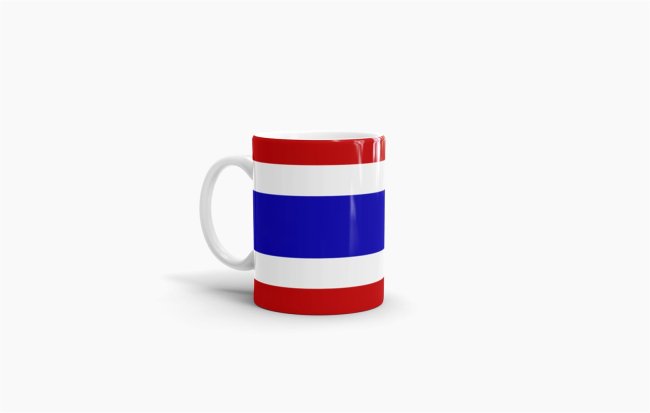 Flaggentasse Thailand Flagge