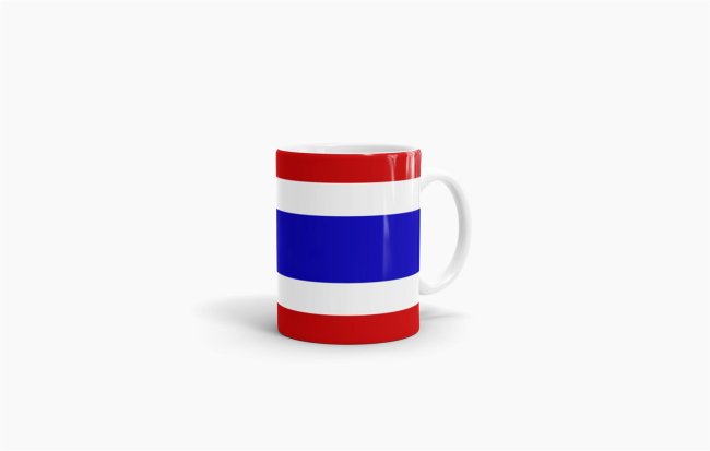 Flaggentasse Thailand Flagge