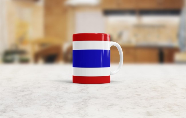 Flaggentasse Thailand Flagge