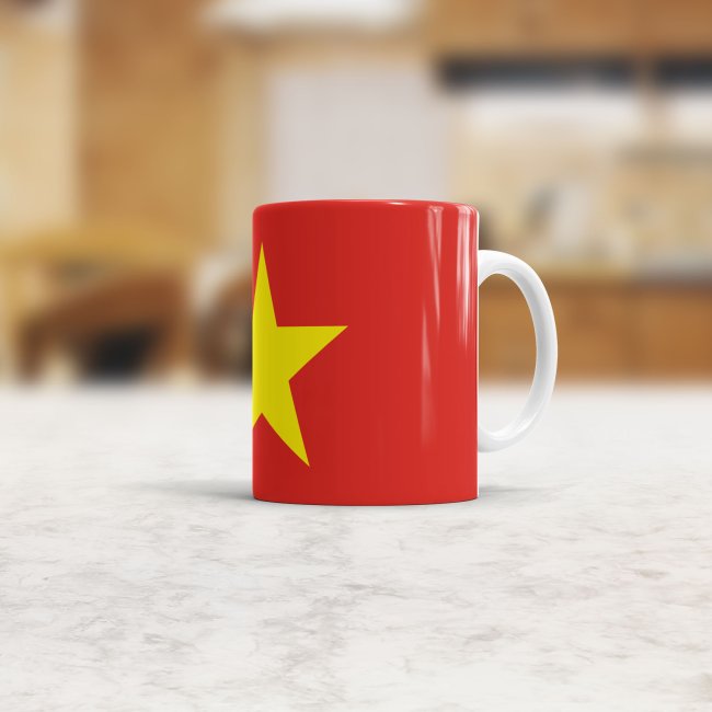 Flaggentasse Vietnam Flagge