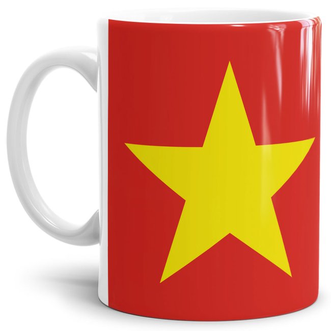 Flaggentasse Vietnam Flagge