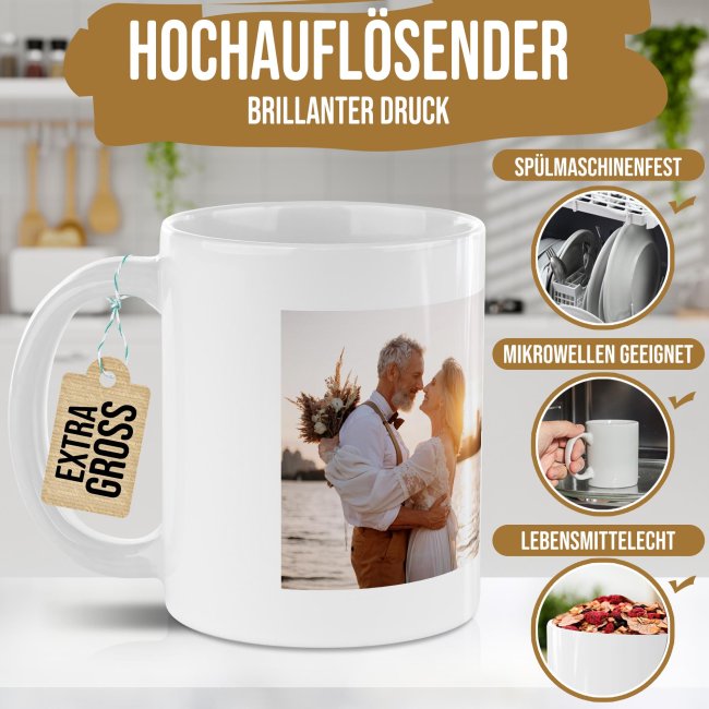 XXL Fototasse BIG 500 ml - Basic-Druck