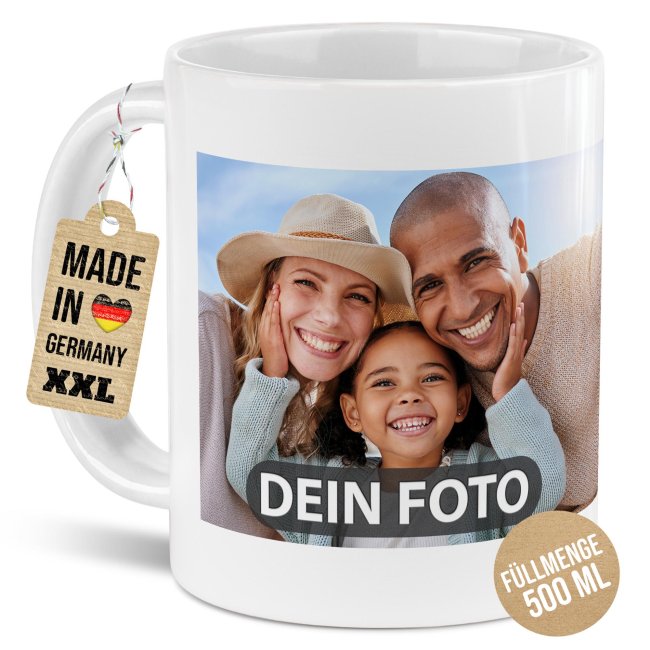 XXL Fototasse BIG 500 ml - Basic-Druck