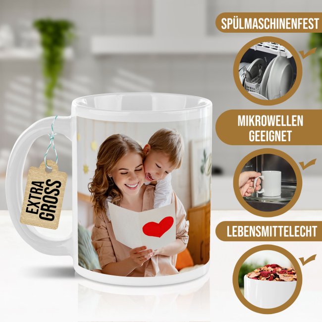 XXL Fototasse BIG 500 ml - Classic-Druck