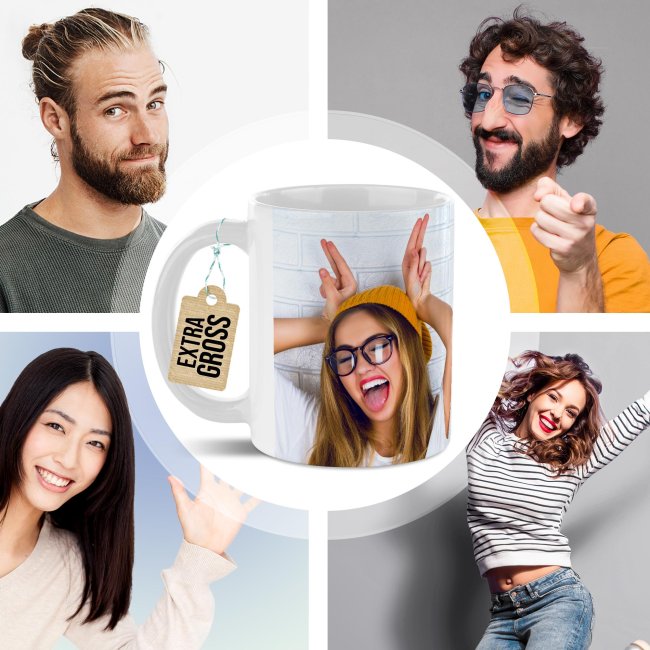 XXL Fototasse BIG 500 ml - Panorama-Druck