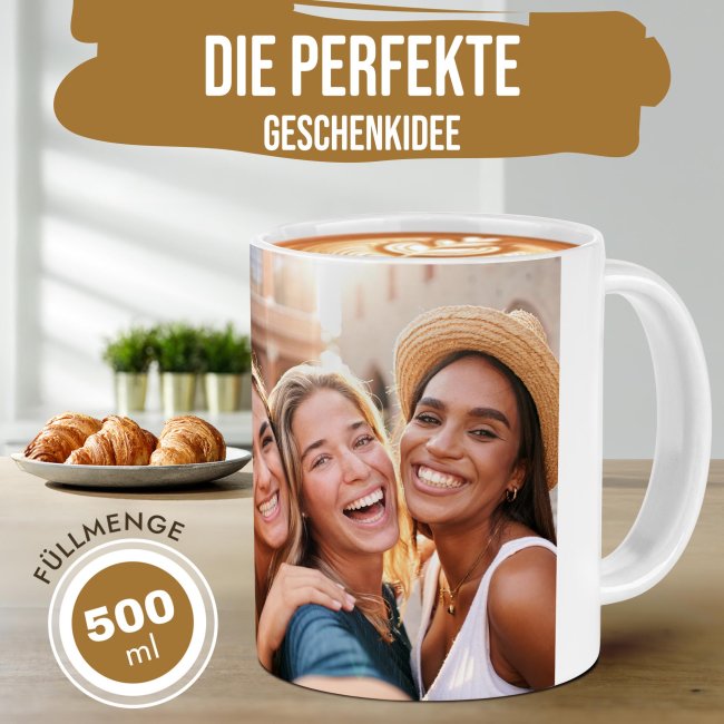 XXL Fototasse BIG 500 ml - Panorama-Druck
