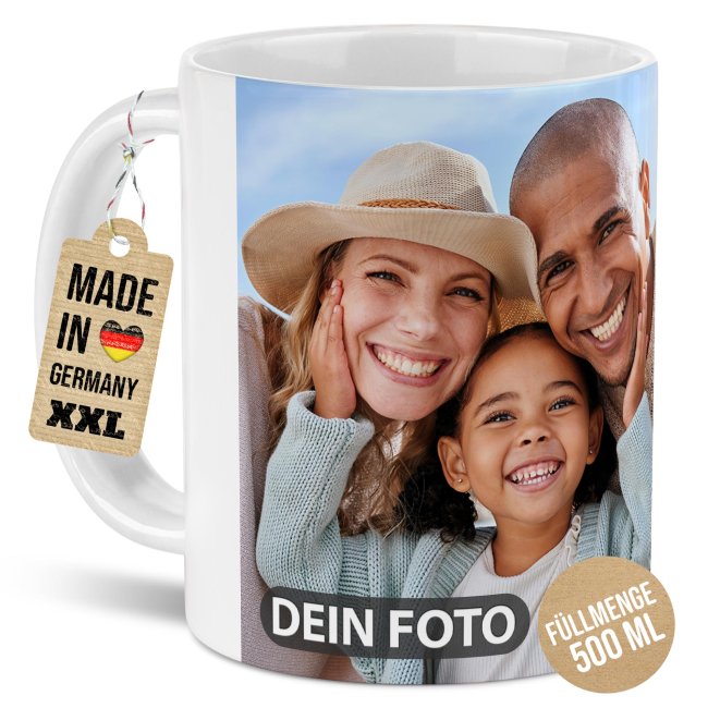 XXL Fototasse BIG 500 ml - Panorama-Druck