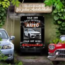 Personalisiertes Autoschild mit Spruch - mit Foto und...