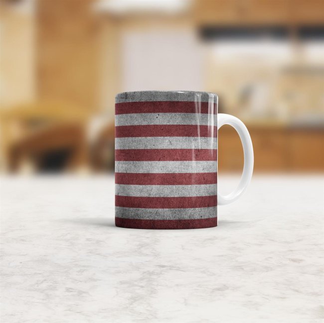 Retro Flaggentasse USA