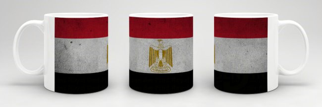 Retro Flaggentasse Aegypten