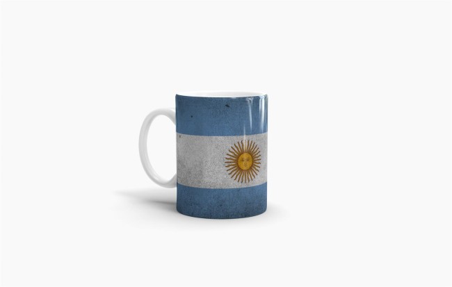 Retro Flaggentasse Argentinien