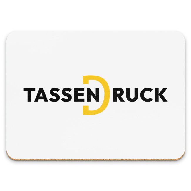 Platz-Set selbst gestalten mit Korkunterlage