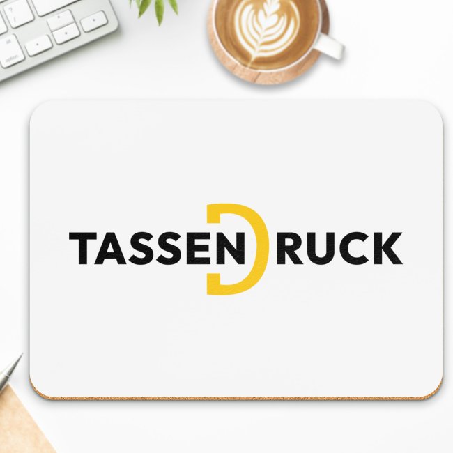 Platz-Set selbst gestalten mit Korkunterlage