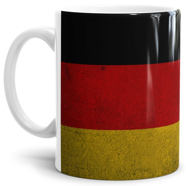 Retro Flaggentasse Deutschland